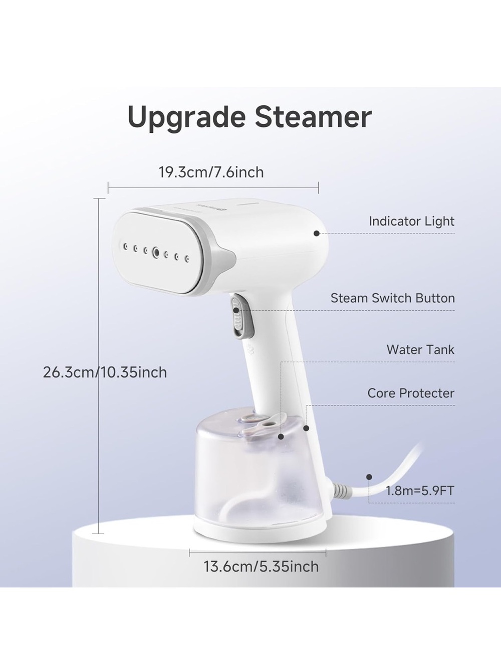 Handheld Garment Steamer - Picture 2 of 8